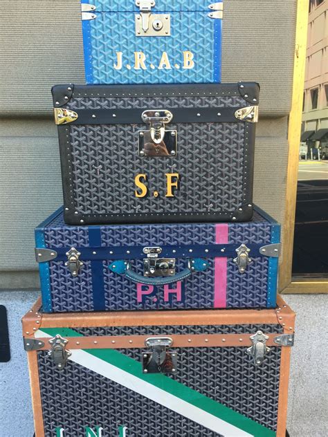 goyard trunks customers|Goyard luggage trunk.